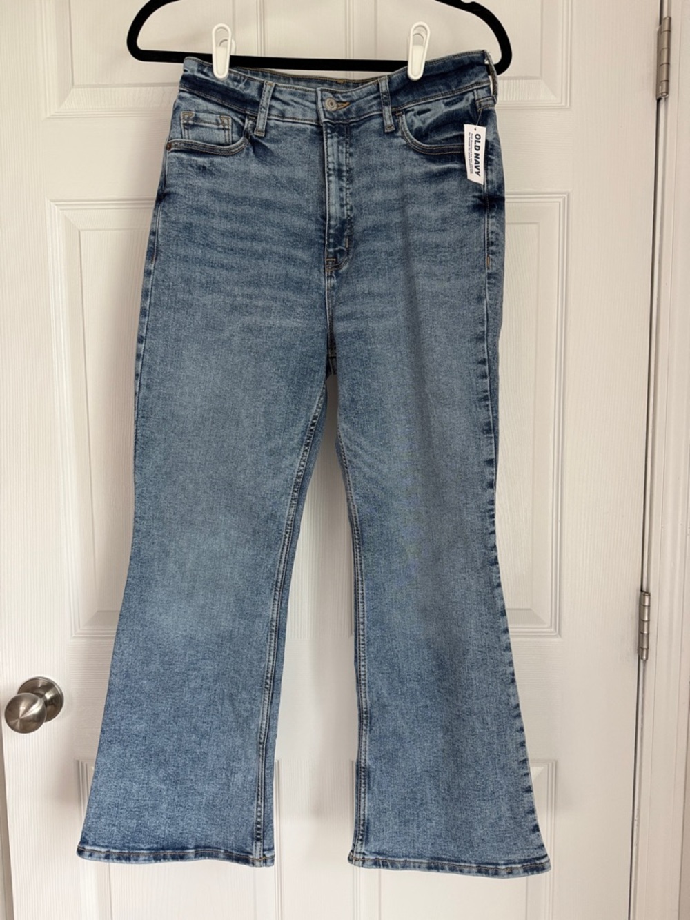 Old Navy Women’s Light Blue Flare Jeans - High Rise